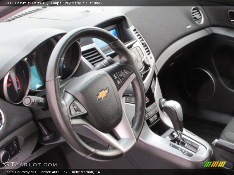 Taupe Gray Metallic / Jet Black 2011 Chevrolet Cruze LT