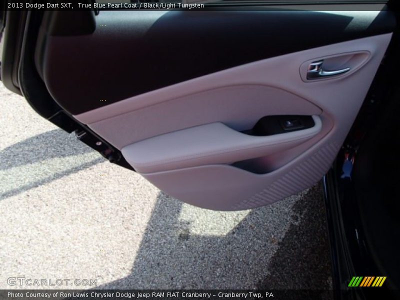 True Blue Pearl Coat / Black/Light Tungsten 2013 Dodge Dart SXT
