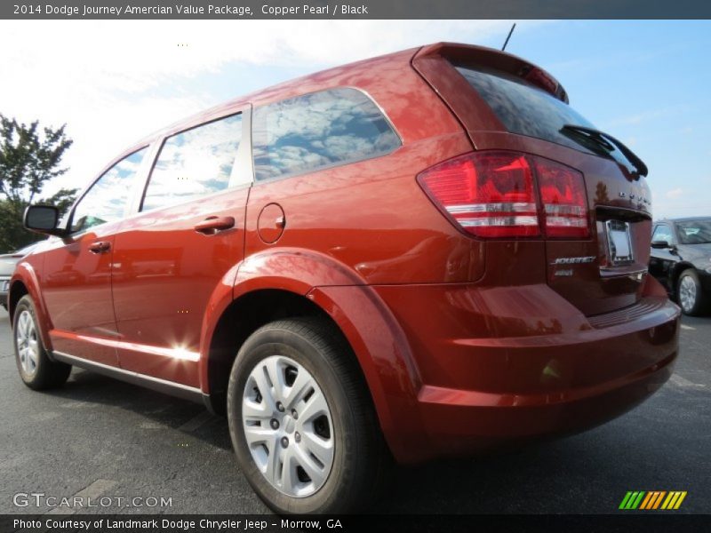 Copper Pearl / Black 2014 Dodge Journey Amercian Value Package