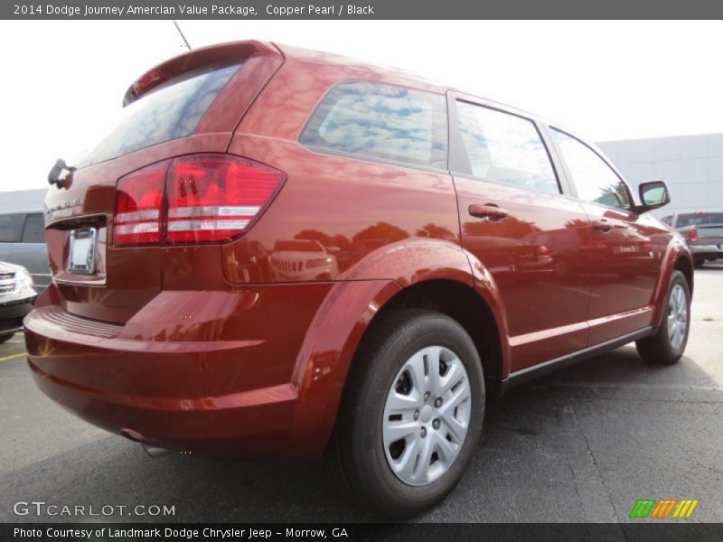 Copper Pearl / Black 2014 Dodge Journey Amercian Value Package