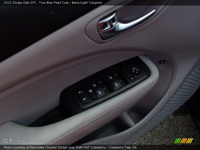 True Blue Pearl Coat / Black/Light Tungsten 2013 Dodge Dart SXT