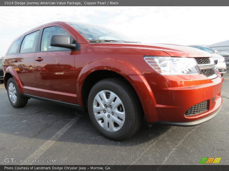 Copper Pearl / Black 2014 Dodge Journey Amercian Value Package