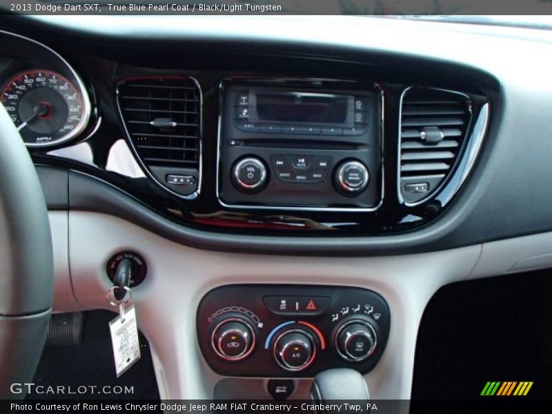 True Blue Pearl Coat / Black/Light Tungsten 2013 Dodge Dart SXT