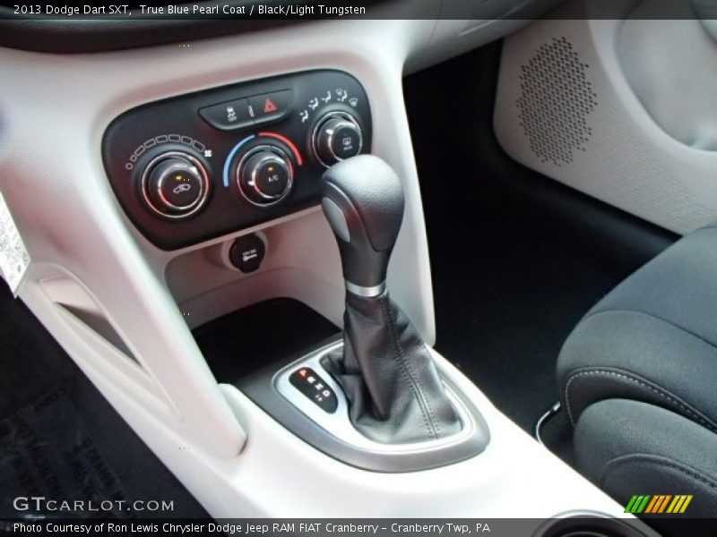 True Blue Pearl Coat / Black/Light Tungsten 2013 Dodge Dart SXT