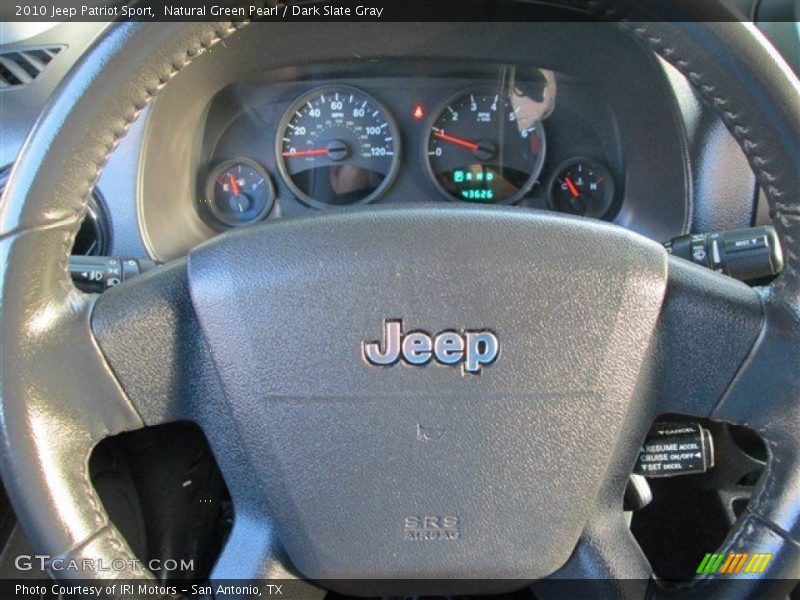 Natural Green Pearl / Dark Slate Gray 2010 Jeep Patriot Sport