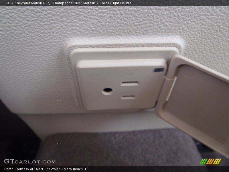 Champagne Silver Metallic / Cocoa/Light Neutral 2014 Chevrolet Malibu LTZ