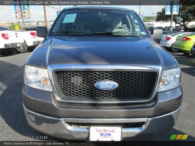 Dark Shadow Grey Metallic / Medium Flint 2007 Ford F150 XLT SuperCab