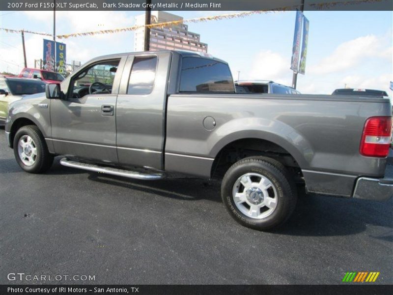 Dark Shadow Grey Metallic / Medium Flint 2007 Ford F150 XLT SuperCab