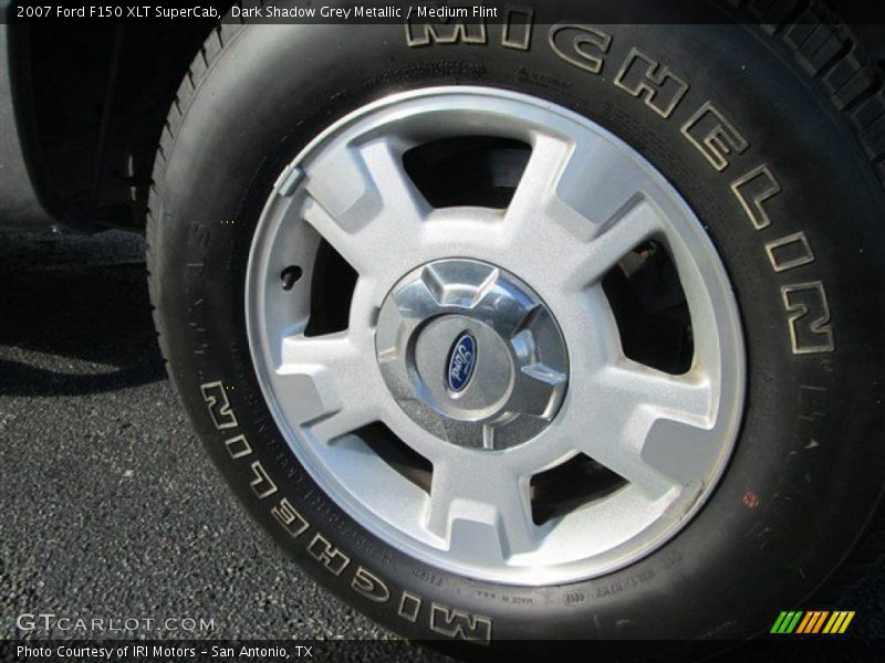 Dark Shadow Grey Metallic / Medium Flint 2007 Ford F150 XLT SuperCab