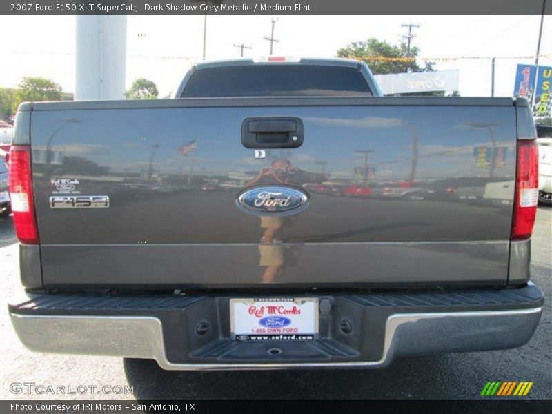 Dark Shadow Grey Metallic / Medium Flint 2007 Ford F150 XLT SuperCab