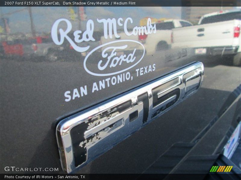 Dark Shadow Grey Metallic / Medium Flint 2007 Ford F150 XLT SuperCab