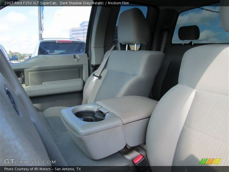 Dark Shadow Grey Metallic / Medium Flint 2007 Ford F150 XLT SuperCab