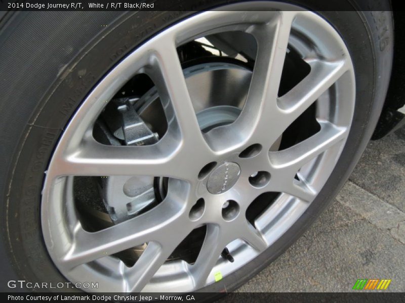 White / R/T Black/Red 2014 Dodge Journey R/T