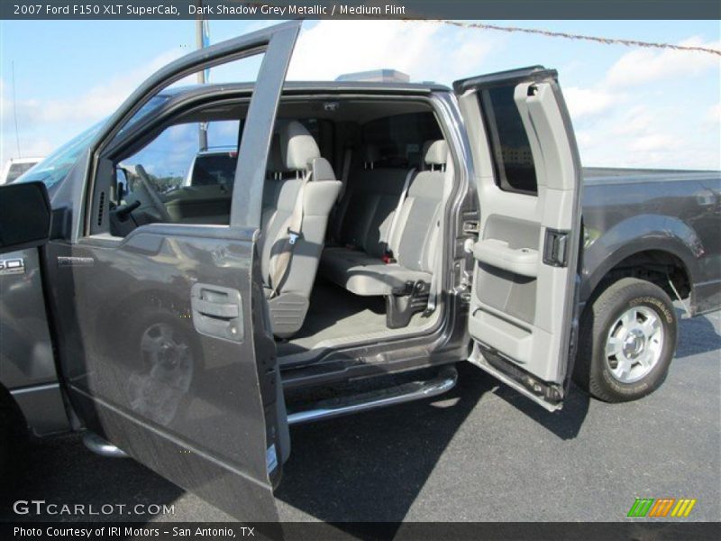 Dark Shadow Grey Metallic / Medium Flint 2007 Ford F150 XLT SuperCab