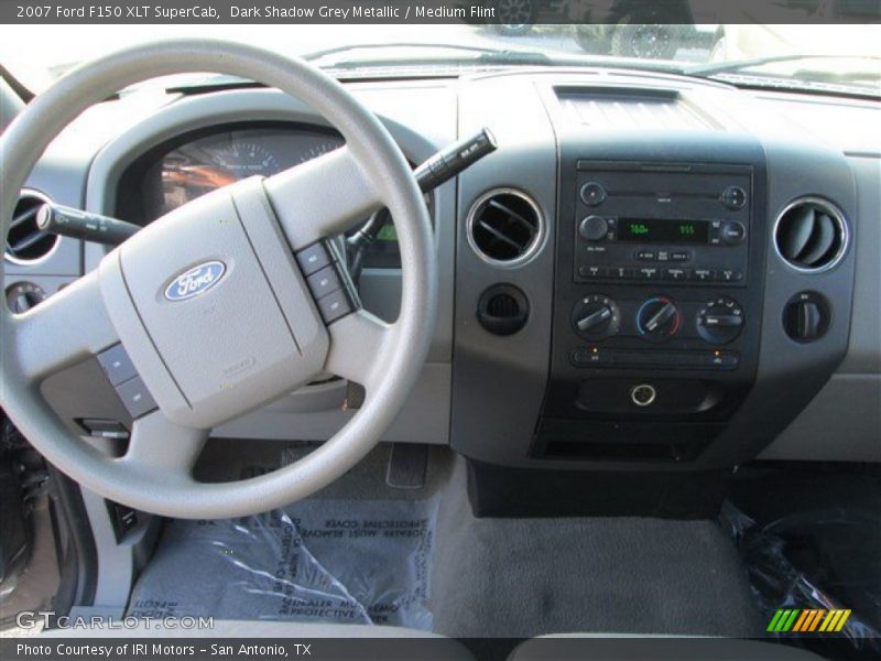 Dark Shadow Grey Metallic / Medium Flint 2007 Ford F150 XLT SuperCab