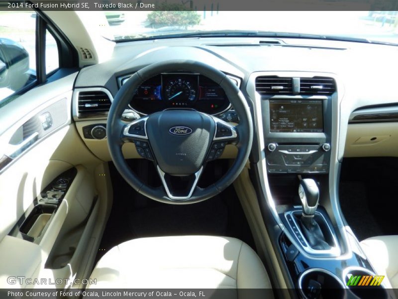 Dashboard of 2014 Fusion Hybrid SE
