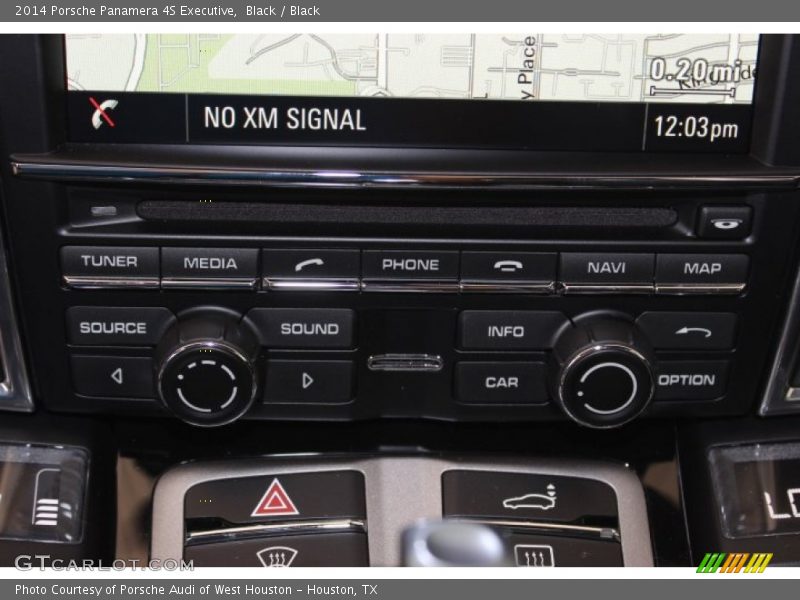 Controls of 2014 Panamera 4S Executive