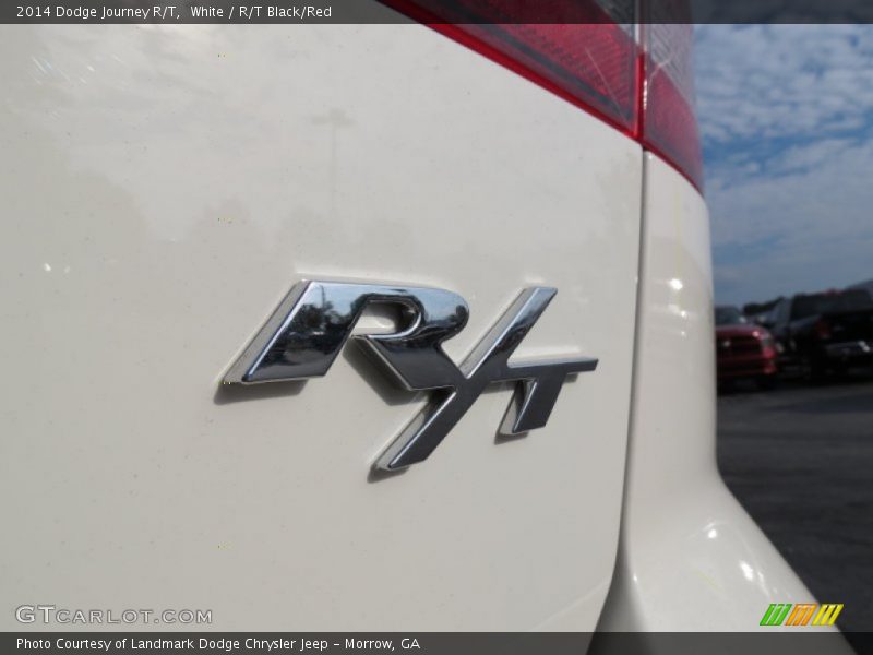 White / R/T Black/Red 2014 Dodge Journey R/T