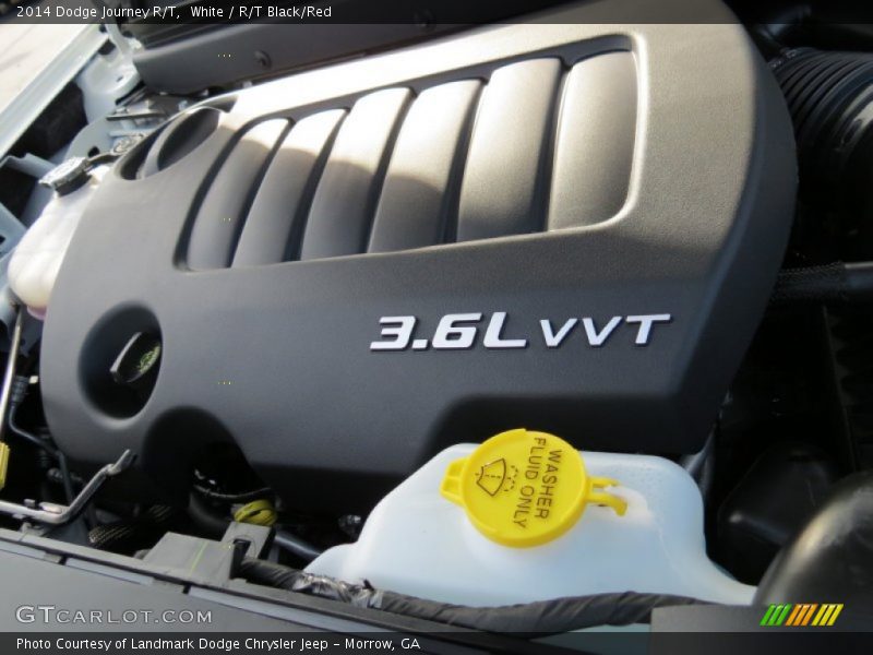 White / R/T Black/Red 2014 Dodge Journey R/T