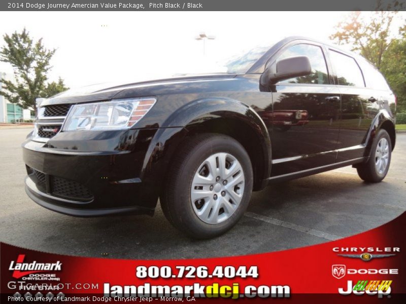 Pitch Black / Black 2014 Dodge Journey Amercian Value Package