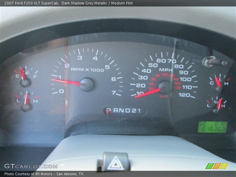 Dark Shadow Grey Metallic / Medium Flint 2007 Ford F150 XLT SuperCab