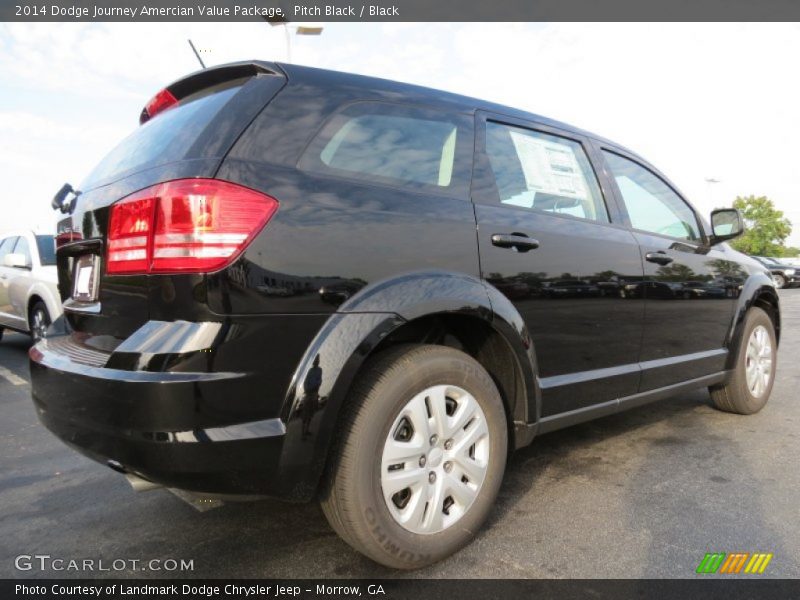 Pitch Black / Black 2014 Dodge Journey Amercian Value Package