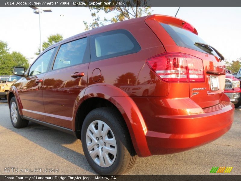 Copper Pearl / Black 2014 Dodge Journey Amercian Value Package