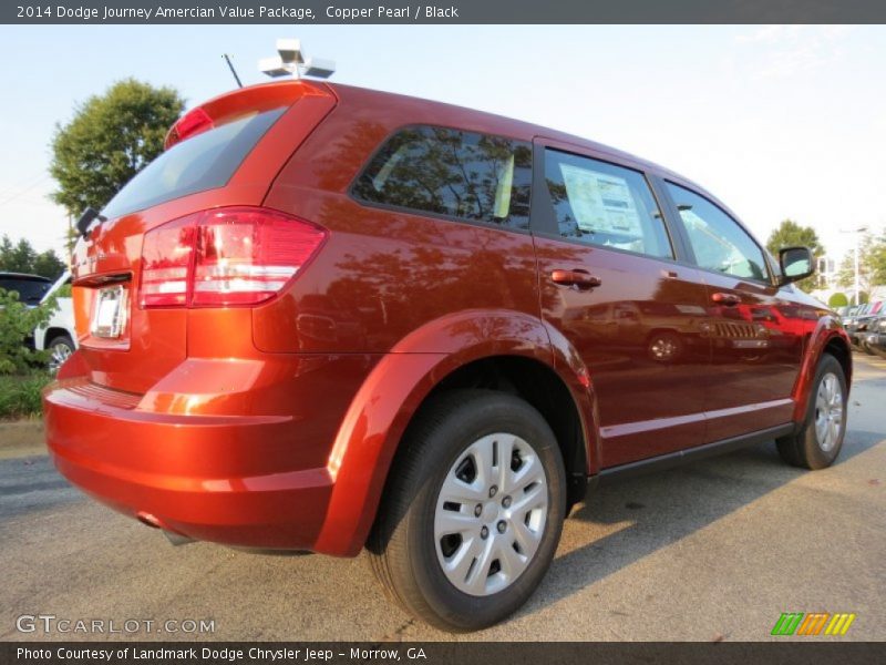 Copper Pearl / Black 2014 Dodge Journey Amercian Value Package