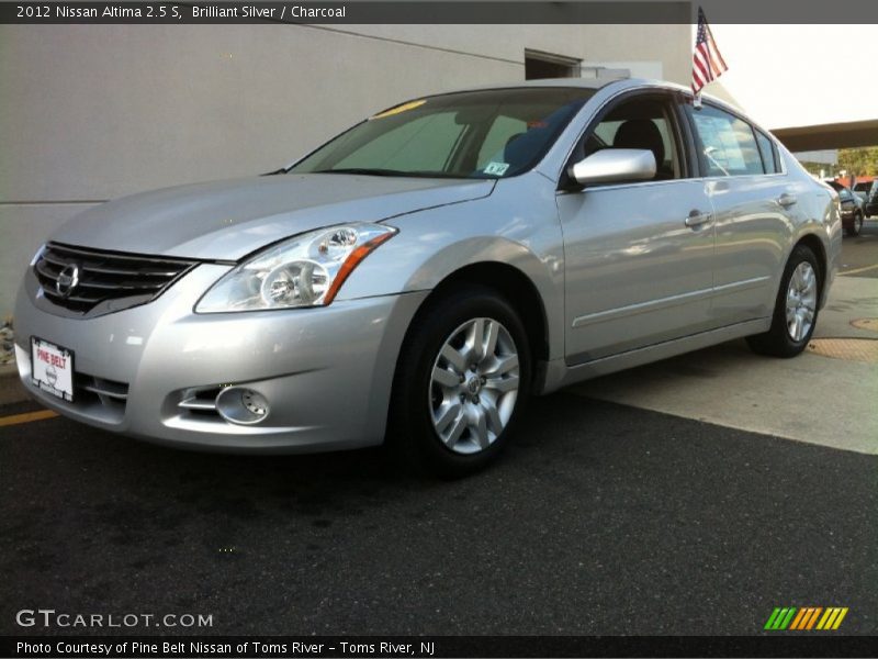 Brilliant Silver / Charcoal 2012 Nissan Altima 2.5 S