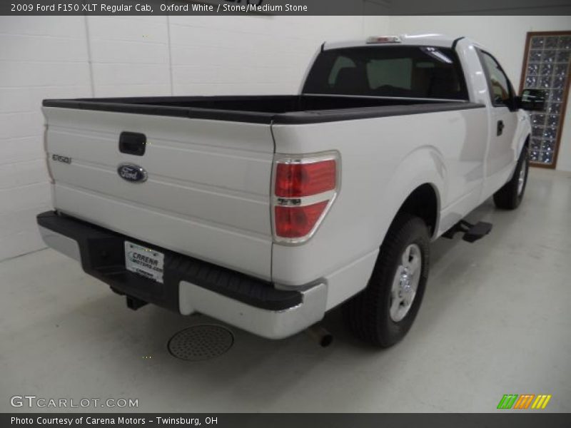 Oxford White / Stone/Medium Stone 2009 Ford F150 XLT Regular Cab