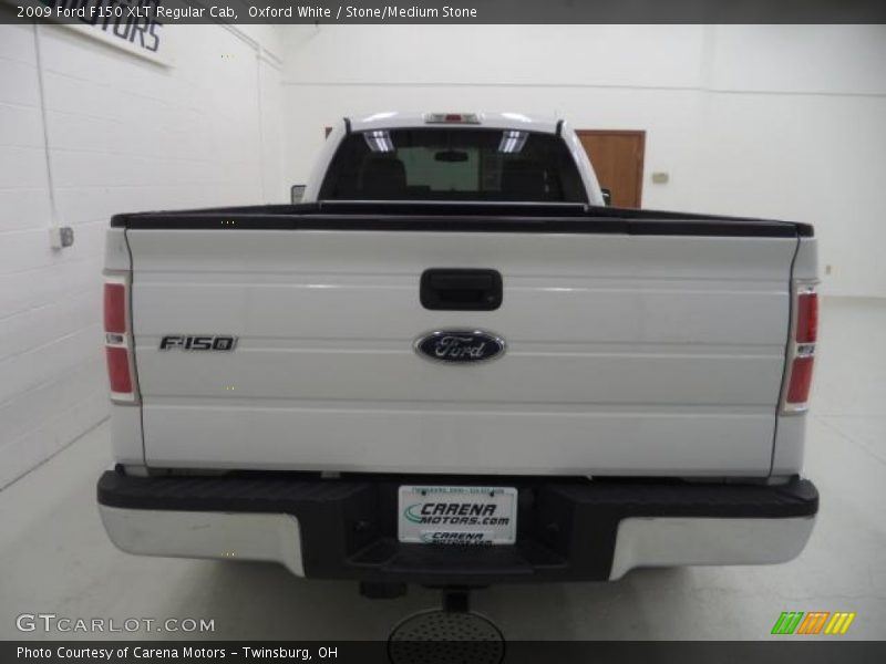 Oxford White / Stone/Medium Stone 2009 Ford F150 XLT Regular Cab