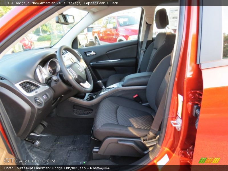 Copper Pearl / Black 2014 Dodge Journey Amercian Value Package