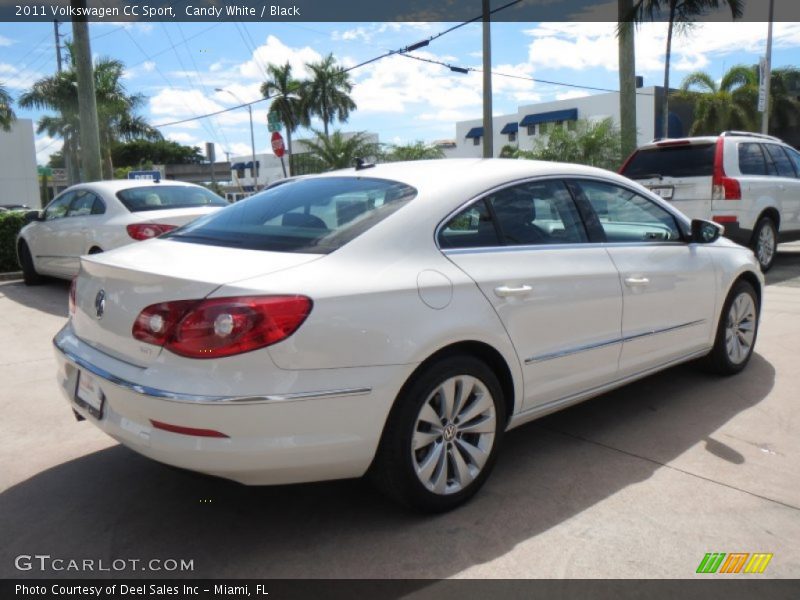 Candy White / Black 2011 Volkswagen CC Sport