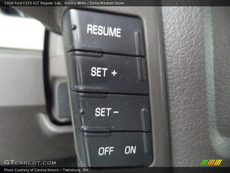 Oxford White / Stone/Medium Stone 2009 Ford F150 XLT Regular Cab