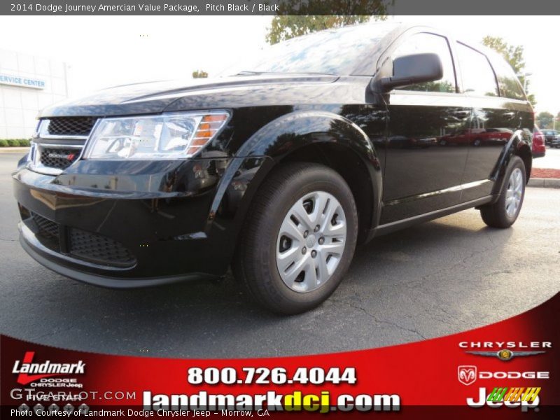 Pitch Black / Black 2014 Dodge Journey Amercian Value Package