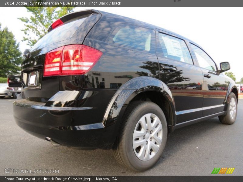 Pitch Black / Black 2014 Dodge Journey Amercian Value Package