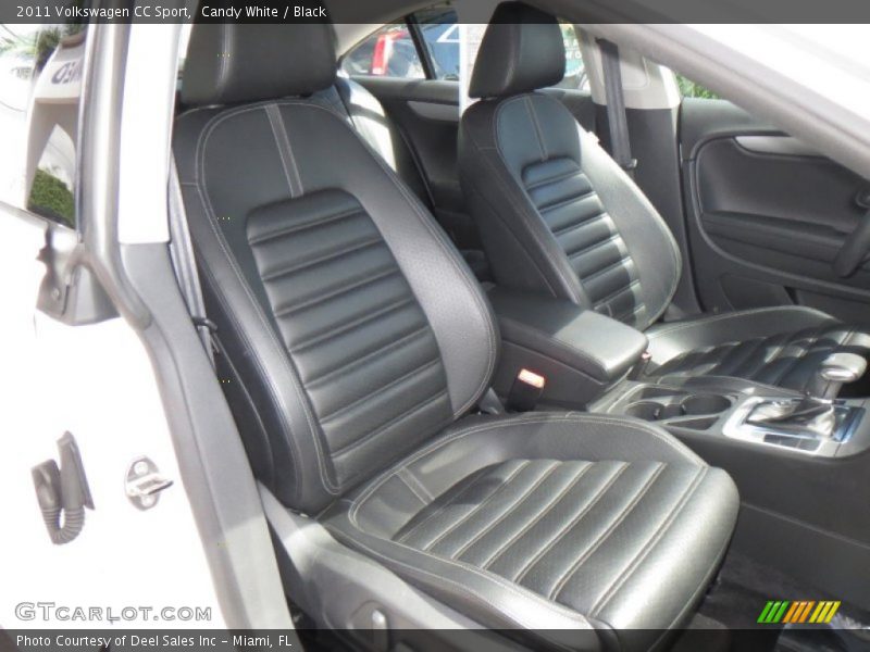 Candy White / Black 2011 Volkswagen CC Sport