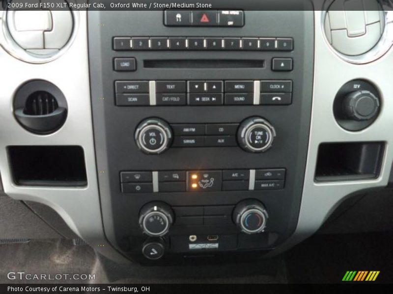 Oxford White / Stone/Medium Stone 2009 Ford F150 XLT Regular Cab