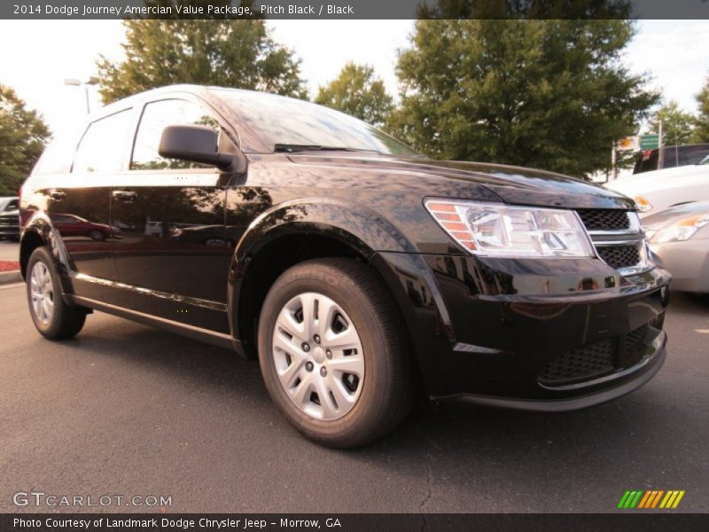 Pitch Black / Black 2014 Dodge Journey Amercian Value Package