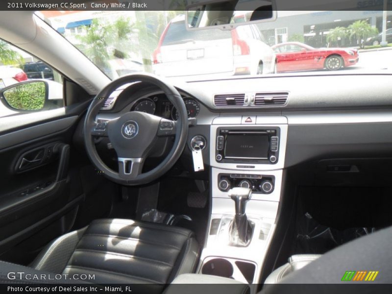 Candy White / Black 2011 Volkswagen CC Sport