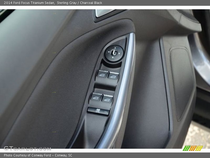Sterling Gray / Charcoal Black 2014 Ford Focus Titanium Sedan