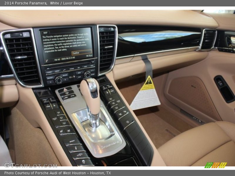 White / Luxor Beige 2014 Porsche Panamera