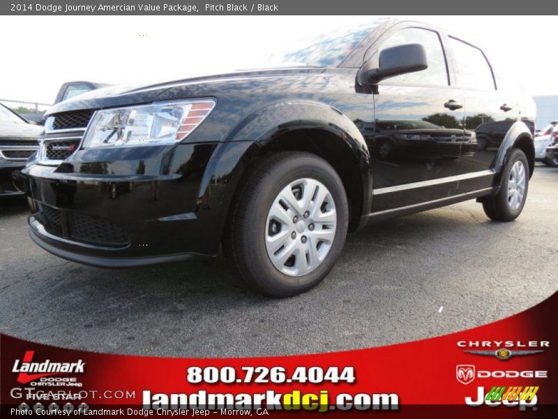 Pitch Black / Black 2014 Dodge Journey Amercian Value Package