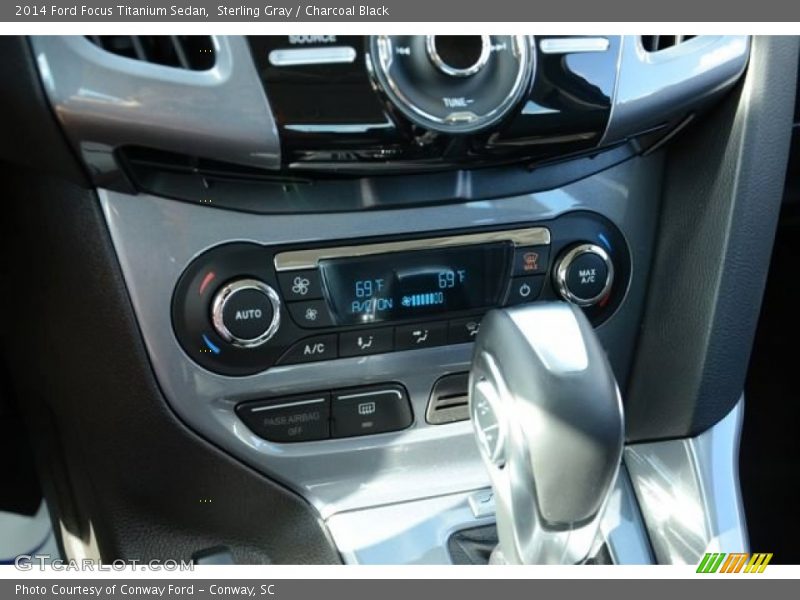 Sterling Gray / Charcoal Black 2014 Ford Focus Titanium Sedan