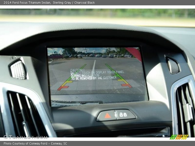 Sterling Gray / Charcoal Black 2014 Ford Focus Titanium Sedan