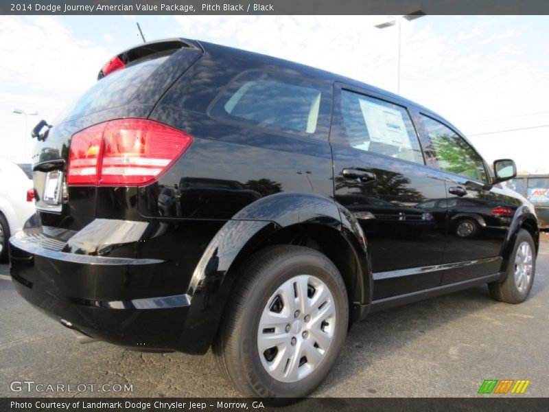 Pitch Black / Black 2014 Dodge Journey Amercian Value Package