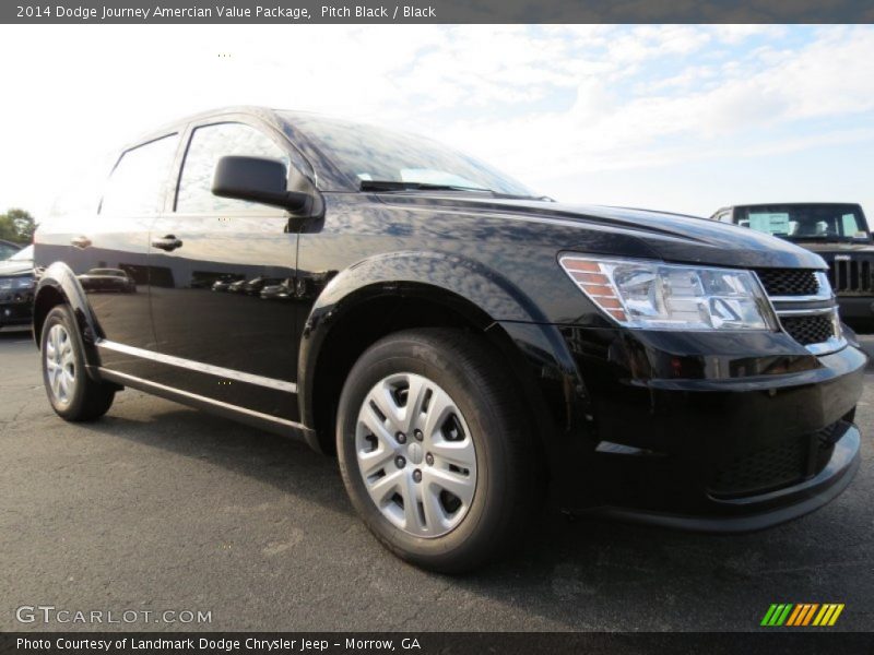 Pitch Black / Black 2014 Dodge Journey Amercian Value Package