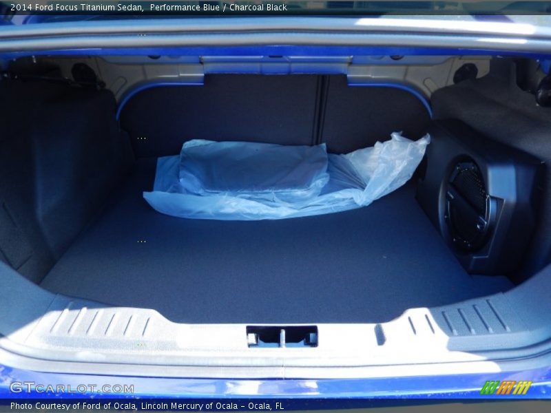 Performance Blue / Charcoal Black 2014 Ford Focus Titanium Sedan