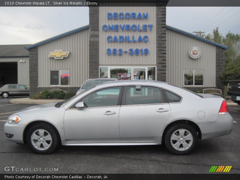 Silver Ice Metallic / Ebony 2010 Chevrolet Impala LT