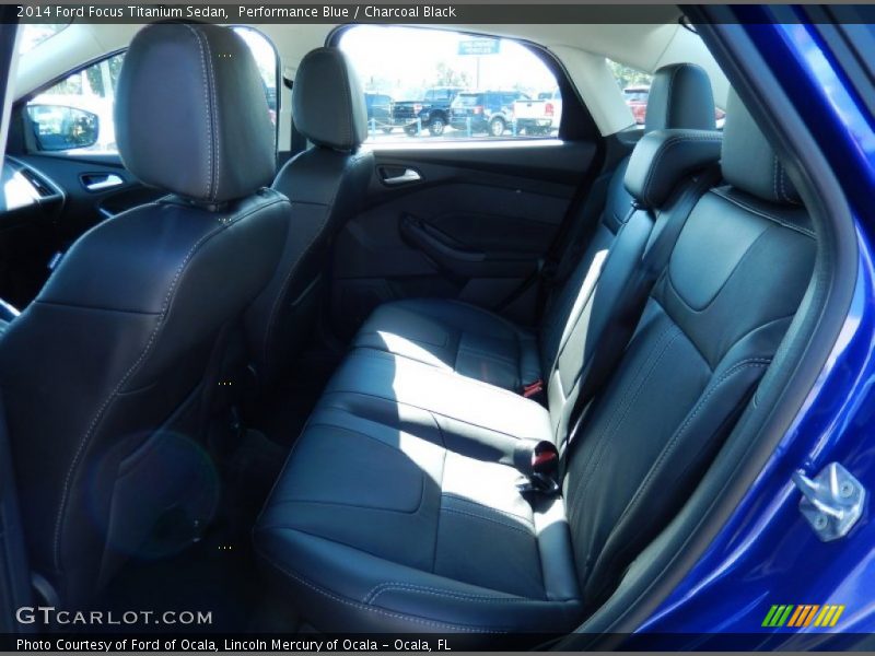 Performance Blue / Charcoal Black 2014 Ford Focus Titanium Sedan